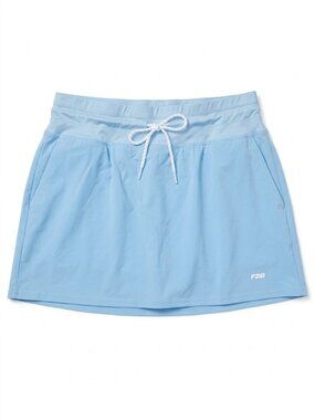 FIT2RUN Light Blue Athletic Skirt Shorts with Pockets Liner – Size L
